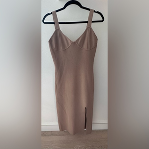 Willow & Wind Brown Tank Sweater‎ dress NWT Size L